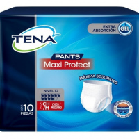 Tena pants maxi protect c/10 pañales